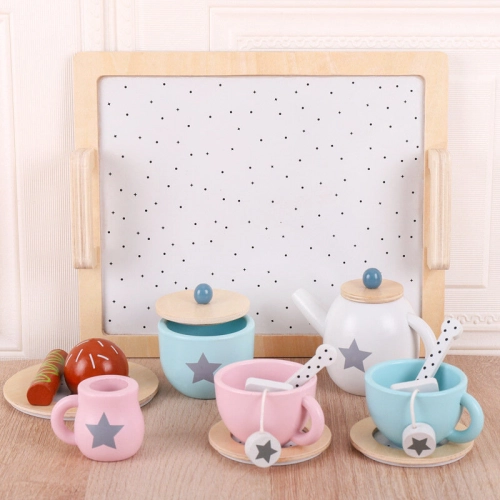 Coffee Tea Wooden Set Small Household Appliances Cookies