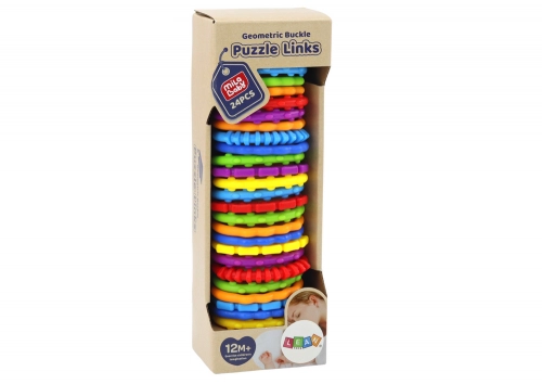 Colorful sensory bracelets for babies, 24 pieces