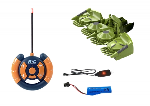 Tālvadības kombains ar piekabi "Agricultural Machine Grain RC" Green