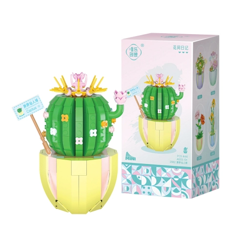 Construction Blocks Flowers in Pots Colorful 269–444 pcs.