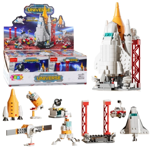 Construction Blocks Space Station Rocket Collection 24-58 pcs Mix