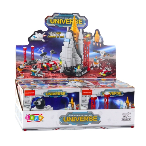 Construction Blocks Space Station Rocket Collection 24-58 pcs Mix