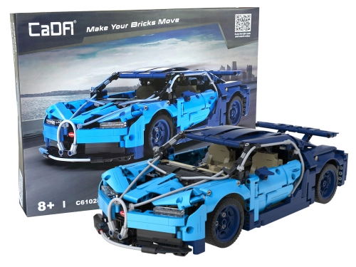 Construction Bricks Car Blue CADA 1200 Elements