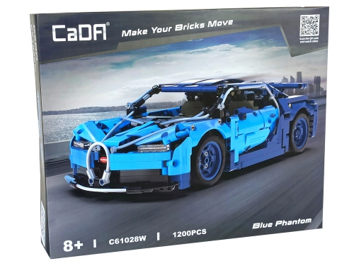 Construction Bricks Car Blue CADA 1200 Elements