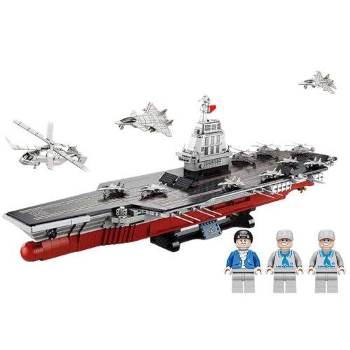 Construction Bricks WARSHIP 003 Large Aircraft Carrier 1:420 2151 pcs.
