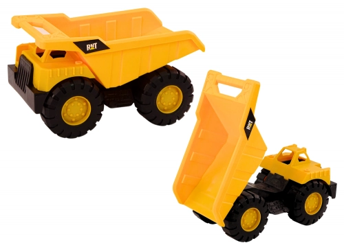 Construction Machinery Set Excavator Dump Truck Movable Yellow