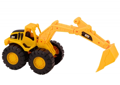 Construction Machinery Set Excavator Dump Truck Movable Yellow