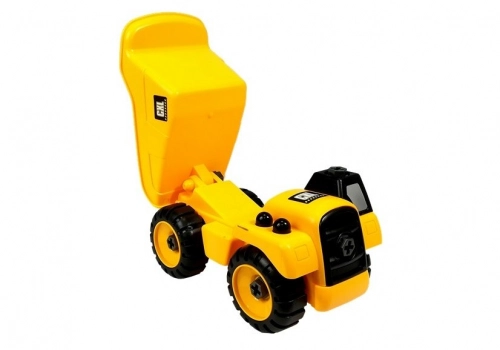 Construction Site Set Excavator Truck Crane
