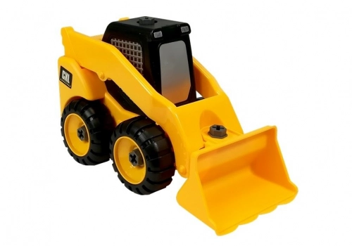 Construction Site Set Excavator Truck Crane