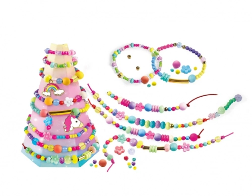 Crazy Chic Unicorn Bracelet Bead Set Clementoni 50882