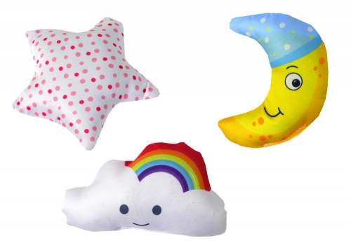 Crib Carousel Universal Clip Plush Pendants Pink