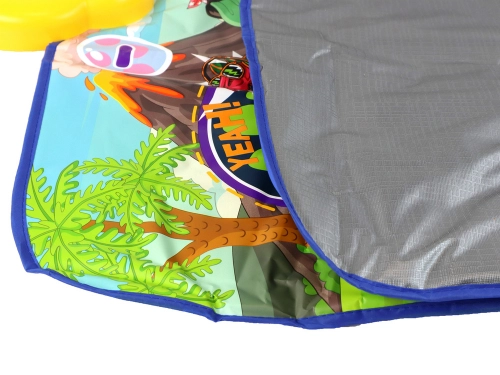 Dance mat with a dinosaur motif 90cm x 86cm