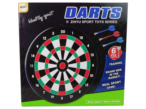 Dart Board with Magnetic Darts 6 pieces