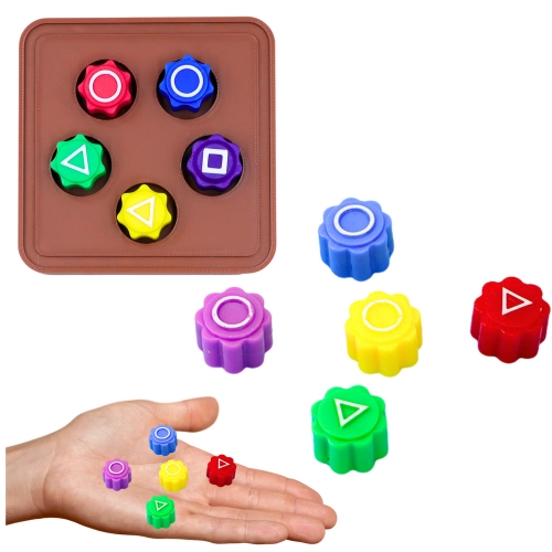 Dice For Playing Gonggi Hacele Squid Games Arcade Game Base 5pcs B