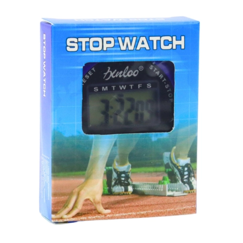 Digital LCD Electronic Sports Stopwatch XL-011 Black