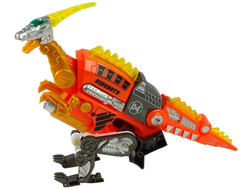 Dinobots 2 in 1 Dinosaur Shotgun Orange Velociraptor Shield