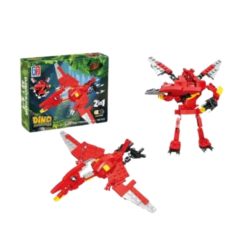 Dinosaur Robot 2in1 Construction Blocks 50-70 pcs Mix