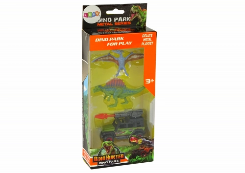 Dinosaurs Figures Car With Rocket Set