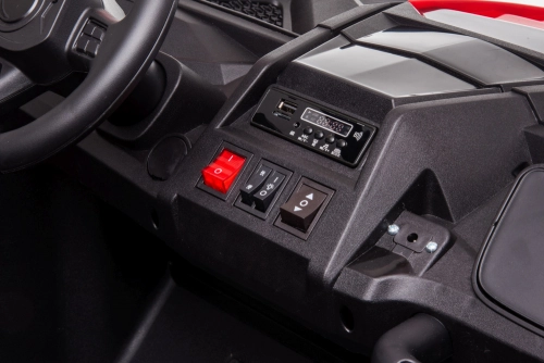 Divvietīgs bērnu elektromobilis Bagijs A032 Red