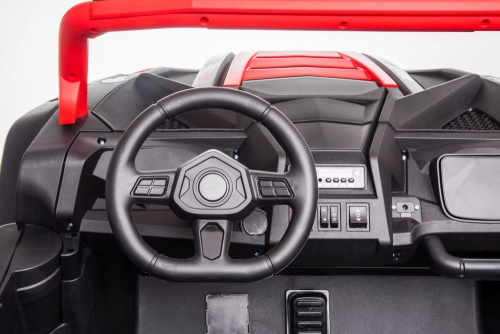 Divvietīgs bērnu elektromobilis Bagijs A032 Red