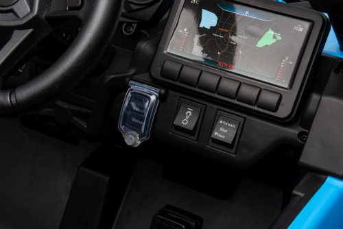 Divvietīgs bērnu elektromobilis Bagijs Can-am DK-CA003 Blue