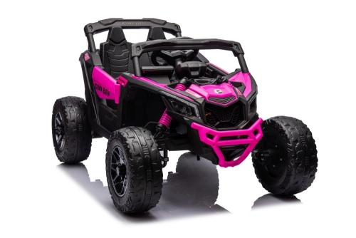 Divvietīgs bērnu elektromobilis Bagijs Can-am DK-CA003 Pink