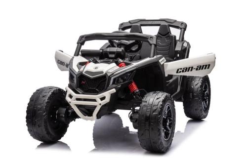 Divvietīgs bērnu elektromobilis Bagijs Can-am DK-CA003 White