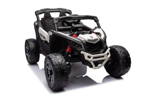 Divvietīgs bērnu elektromobilis Bagijs Can-am DK-CA003 White