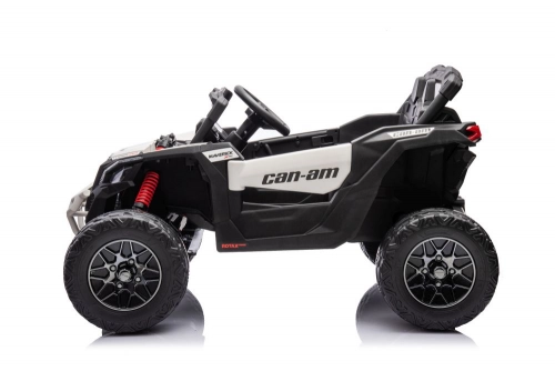Divvietīgs bērnu elektromobilis Bagijs Can-am DK-CA003 White