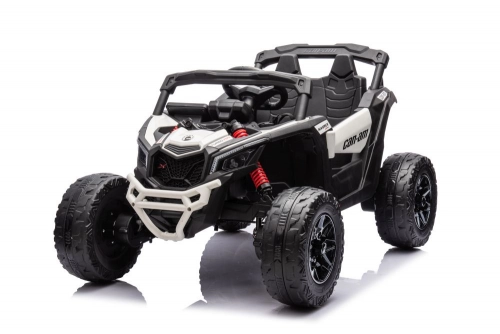 Divvietīgs bērnu elektromobilis Bagijs Can-am DK-CA003 White