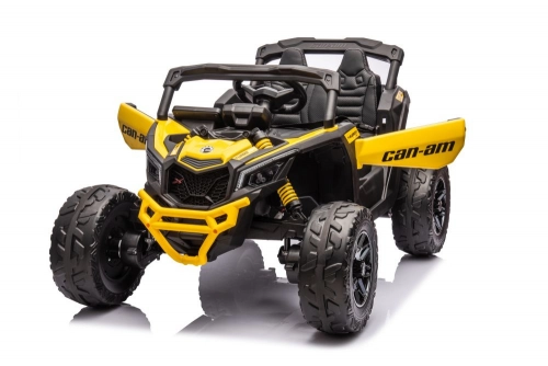 Divvietīgs bērnu elektromobilis Bagijs Can-am DK-CA003 Yellow