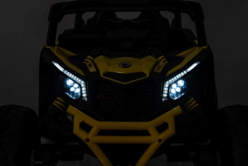 Divvietīgs bērnu elektromobilis Bagijs Can-am DK-CA003 Yellow
