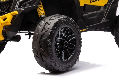 Divvietīgs bērnu elektromobilis Bagijs Can-am DK-CA003 Yellow
