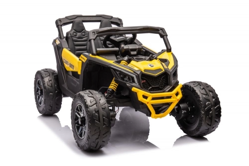 Divvietīgs bērnu elektromobilis Bagijs Can-am DK-CA003 Yellow