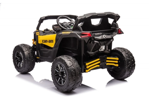 Divvietīgs bērnu elektromobilis Bagijs Can-am DK-CA003 Yellow