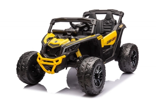 Divvietīgs bērnu elektromobilis Bagijs Can-am DK-CA003 Yellow