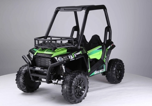 Divvietīgs bērnu elektromobilis Bagijs Jeep JS360-1 Green
