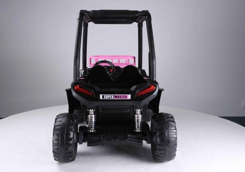 Divvietīgs bērnu elektromobilis Bagijs Jeep JS360-1 Rose