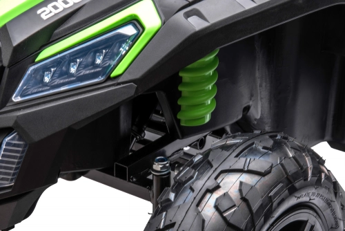 Двухместный детский электромобиль Багги STRONG A032 Green