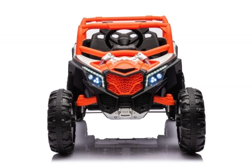 Divvietīgs bērnu elektromobilis Bagijs UTV NEL-901 4x4 Orange
