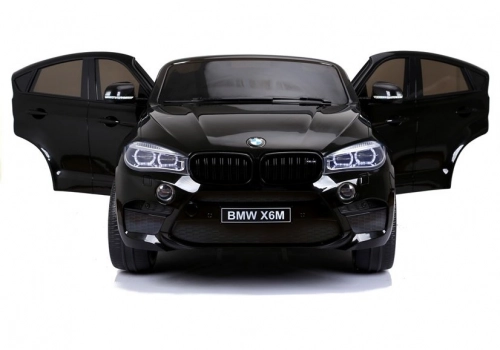 Двухместный детский электромобиль BMW X6M Black