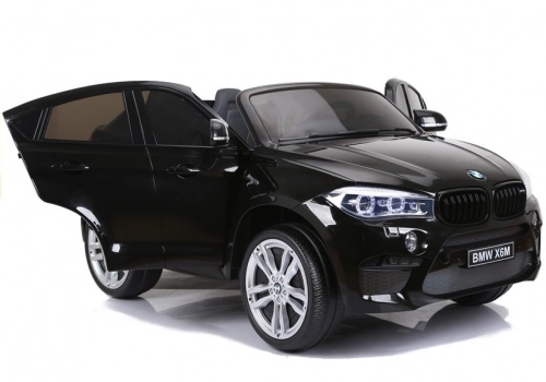 Двухместный детский электромобиль BMW X6M Black