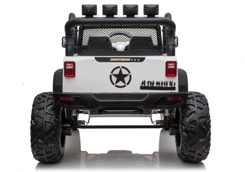 Divvietīgs bērnu elektromobilis Jeep JC666 White