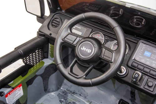 Divvietīgs bērnu elektromobilis Jeep Wrangler Rubicon DK-JWR555 Camo