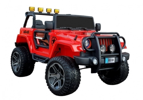 Двухместный детский электромобиль Jeep WXE-1688 4x4 Red