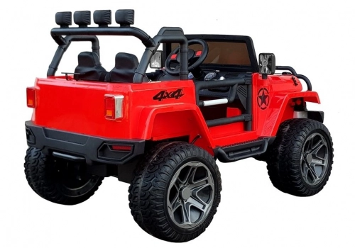 Двухместный детский электромобиль Jeep WXE-1688 4x4 Red