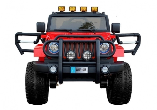 Двухместный детский электромобиль Jeep WXE-1688 4x4 Red