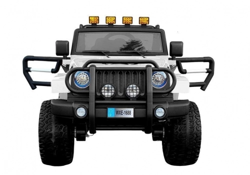 Двухместный детский электромобиль Jeep WXE-1688 4x4 White