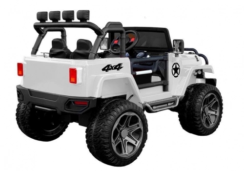 Двухместный детский электромобиль Jeep WXE-1688 4x4 White
