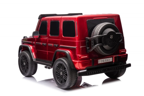 Двухместный детский электромобиль Mercedes G63 XXL Red 24V